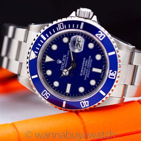 rolex 16610 movement|Rolex 16610 blue bezel.